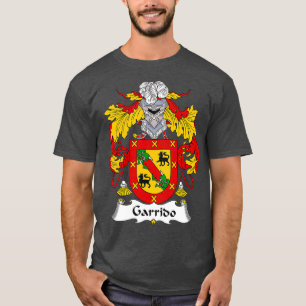 T-shirt Armoiries de Garrido Armoiries de la famille Crest