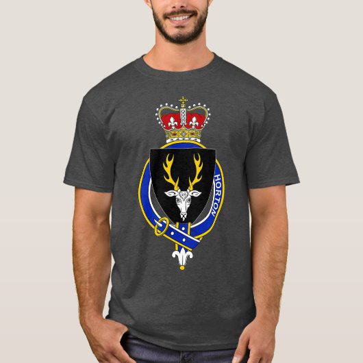 T-shirt Armoiries de Horton Family Crest (Devant)