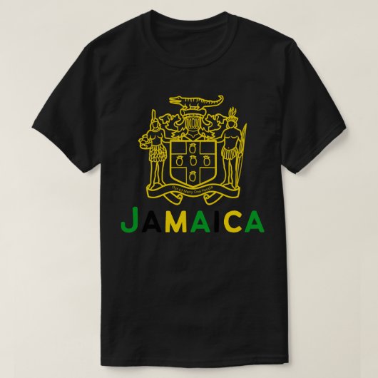 T-shirt Armoiries De Jamaïque (Design devant)