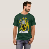 T-shirt Armoiries de Jenkins Armoiries de la famille (Devant entier)