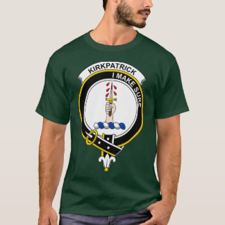 T-shirt Armoiries de Kirkpatrick Armoiries de la famille