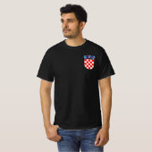T-shirt Armoiries de la Croatie (Devant entier)