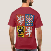 T-shirt Armoiries de la République tchèque (Dos)