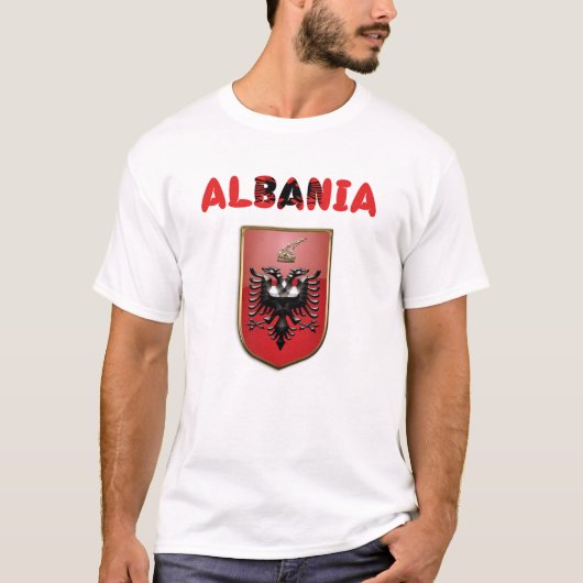 T-shirt Armoiries de l'Albanie (Devant)