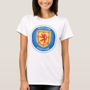 T-shirt Armoiries de l'Écosse Forme du cercle