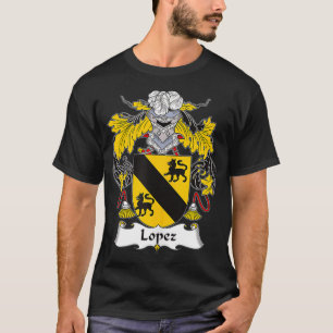 T-shirt Armoiries de Lopez Armoiries de la famille Crest 