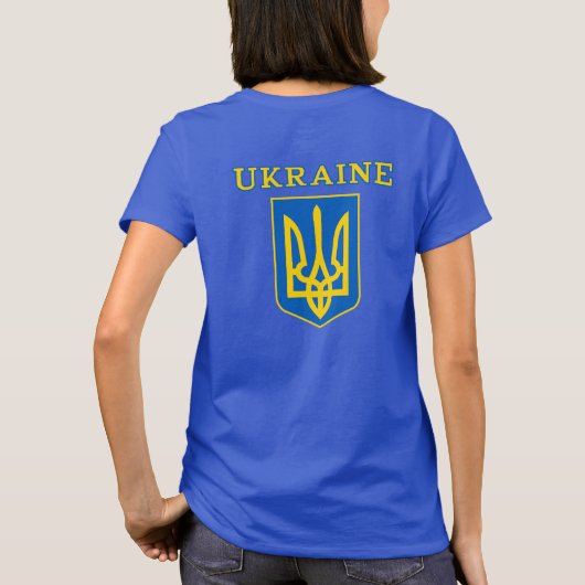 T-shirt Armoiries de l'Ukraine (Dos)
