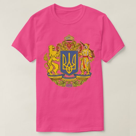T-shirt Armoiries de l'Ukraine (Design devant)