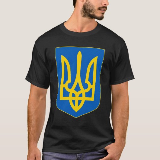 T-shirt Armoiries de l'Ukraine (Devant)