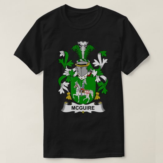 T-shirt Armoiries de McGuire Famille Crest (Design devant)