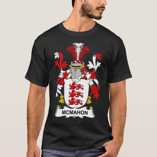 T-shirt Armoiries de McMahon Crest de famille (Devant)