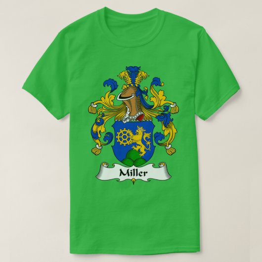 T-shirt Armoiries de Miller Family Crest (Design devant)