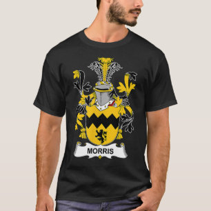 T-shirt Armoiries de Morris Armoiries de la famille Crest 