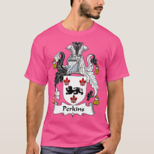 T-shirt Armoiries de Perkins Armoiries de la famille Crest