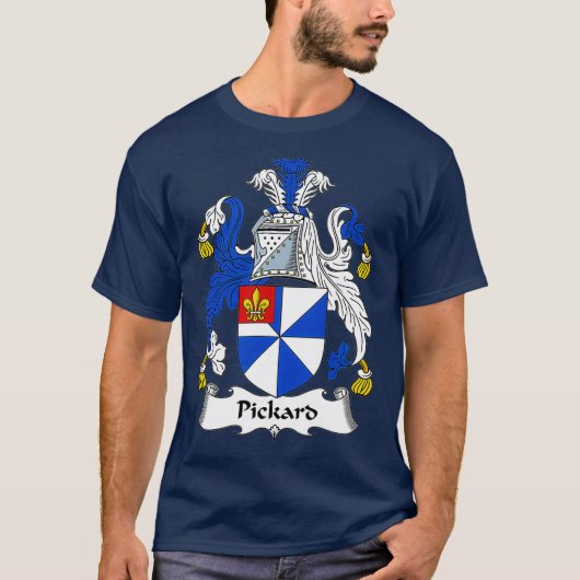 T-shirt Armoiries de Pickard Family Crest (Devant)