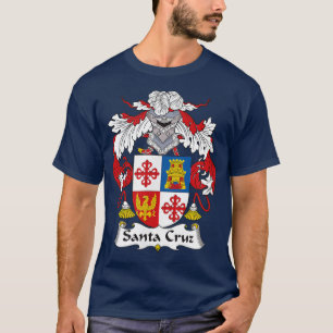 T-shirt Armoiries de Santa Cruz  Blason de famille 