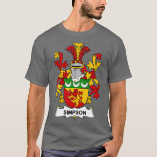 T-shirt Armoiries de Simpson Famille Crest