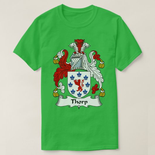 T-shirt Armoiries de Thorp Coat de famille Crest (Design devant)