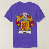 T-shirt Armoiries de Vara Armoiries de la famille Crest (Design devant)