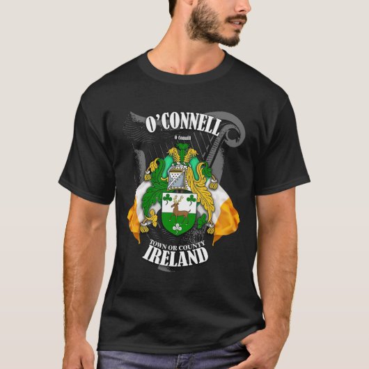 T-shirt Armoiries d'O'Connell Crest *Ajouter l'emplacement (Devant)