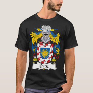 T-shirt Armoiries d'Ortiz Famille Crest