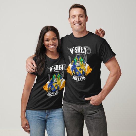 T-shirt Armoiries d'O'Shea Crest *Ajouter l'emplacement* (Unisexe)
