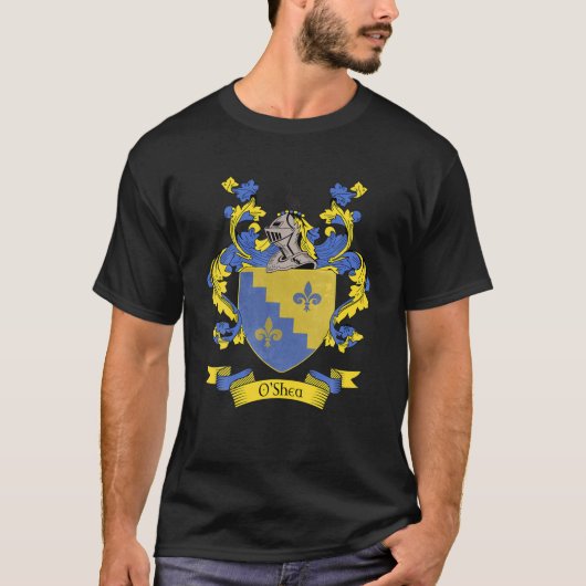 T-shirt Armoiries D'O'shea | O'shea Nom de famille Crest (Devant)