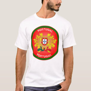 T-shirt Armoiries du Portugal de forme circulaire