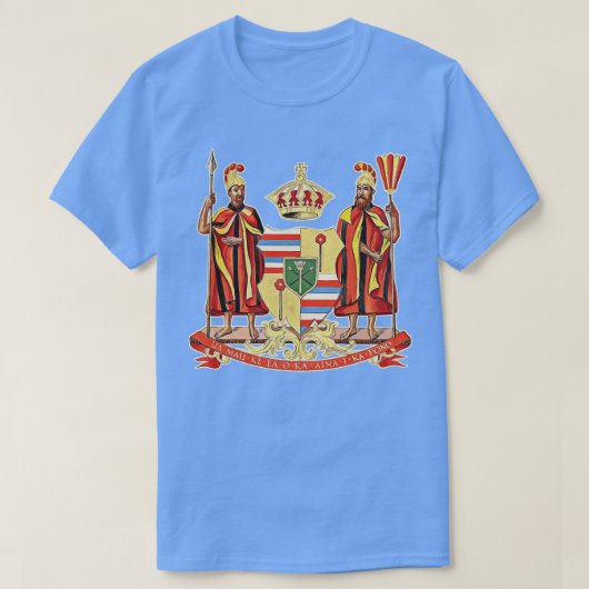 T-shirt Armoiries du Royaume d'Hawaï (Design devant)