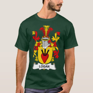 T-shirt Armoiries Logan Armoiries de la famille Crest