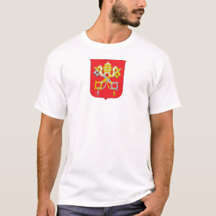 T-shirt armoiries symbole emblème drapeau du pays du Vatic