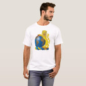 T-shirt armorial de crête de registre (Devant entier)