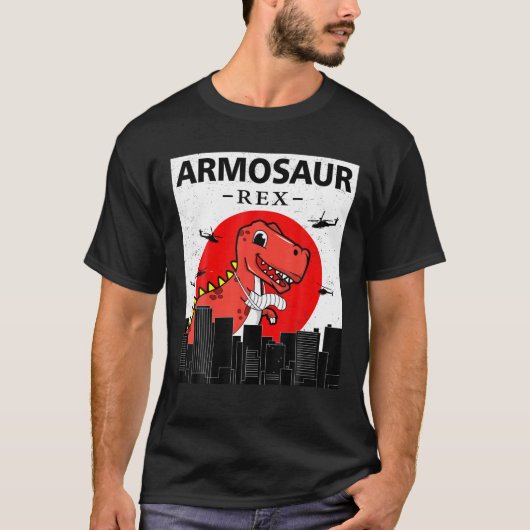 T-shirt Armosaur Rex Dinosaur Drôle Se Bien Bras Fo (Devant)