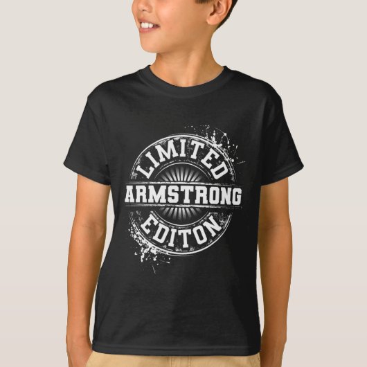 T-shirt Armstrong Funny Surname Family Tree Birthday Reuni (Devant)