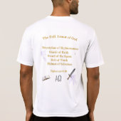 T-shirt Armure complète de DIEU (Dos)