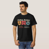 T-shirt Armure de coton Explorez les donjons et les dragon (Devant entier)