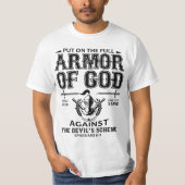 T-shirt armure de dieu (Devant)