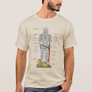 T-shirt Armure de plaque médiévale vers 1430