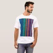 T-shirt Armure traditionnelle de tissu du Guatemala (Devant entier)