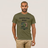 T-shirt Army Green Operation Mind Shield Logo Tee (Devant entier)