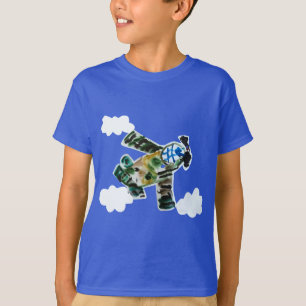 T-shirt Army Jet "Art by Kids"