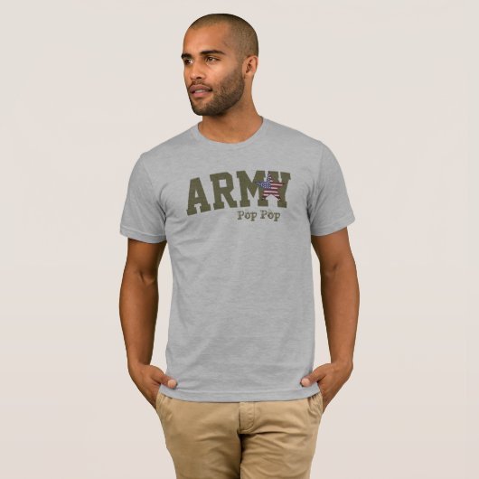 T-shirt Army Pop Pop (Devant entier)