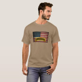 T-shirt Army Ranger School - Drapeau américain (Devant entier)
