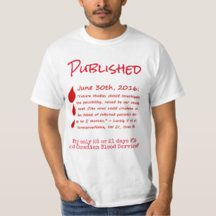 T-shirt ARN Viral Zika dans les mois sanguins Chemise par