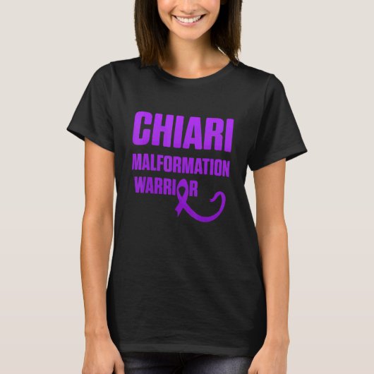 T-shirt Arnold Chiari Malformation Warrior Fight Awareness (Devant)