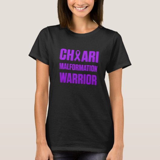T-shirt Arnold Chiari Malformation Warrior Fight Awareness (Devant)