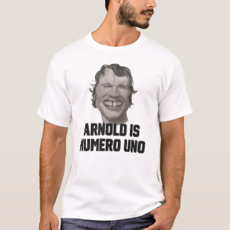 T-shirt "Arnold is Numero Uno" Schwarzenegger Arnie Retro