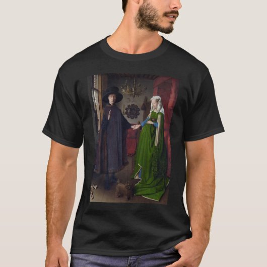 T-shirt Arnolfini Portrait - Jan van Eyck (Devant)
