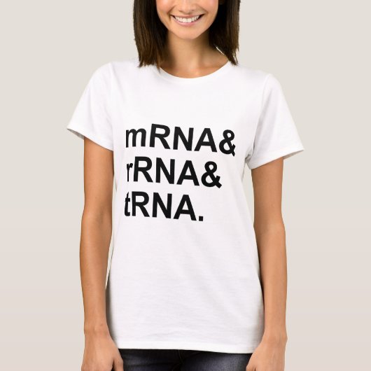 T-shirt ARNr m | Types d'ARN (Devant)
