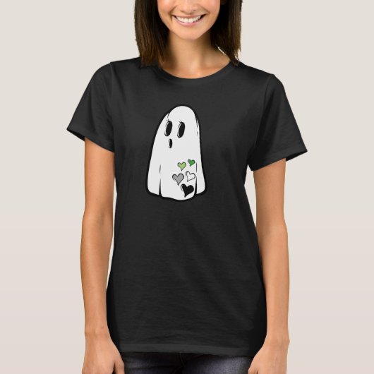 T-shirt Aro Pride Ghost (Devant)